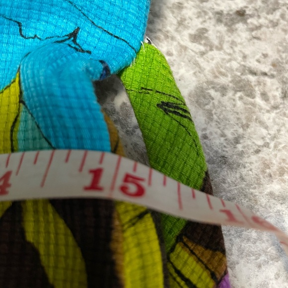 Vintage 60s Mini Dress With Bold Floral Pattern - Picture 11 of 13